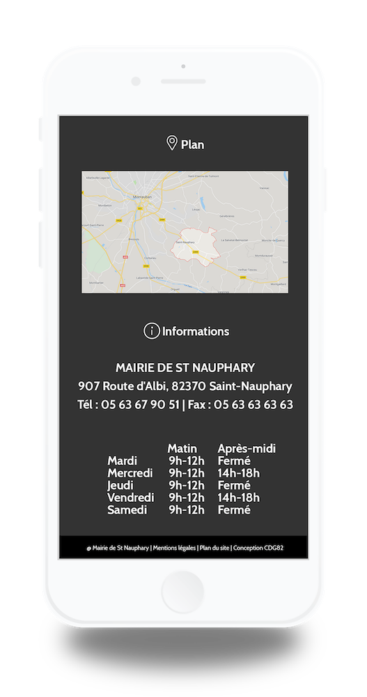 phone maquette Saint Nauphary